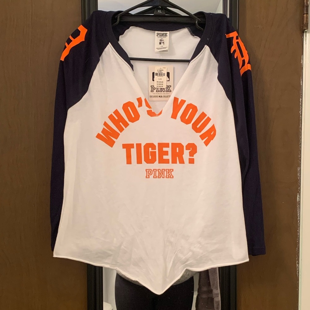 NWT VS PINK Detroit Tigers MLB Crop Top